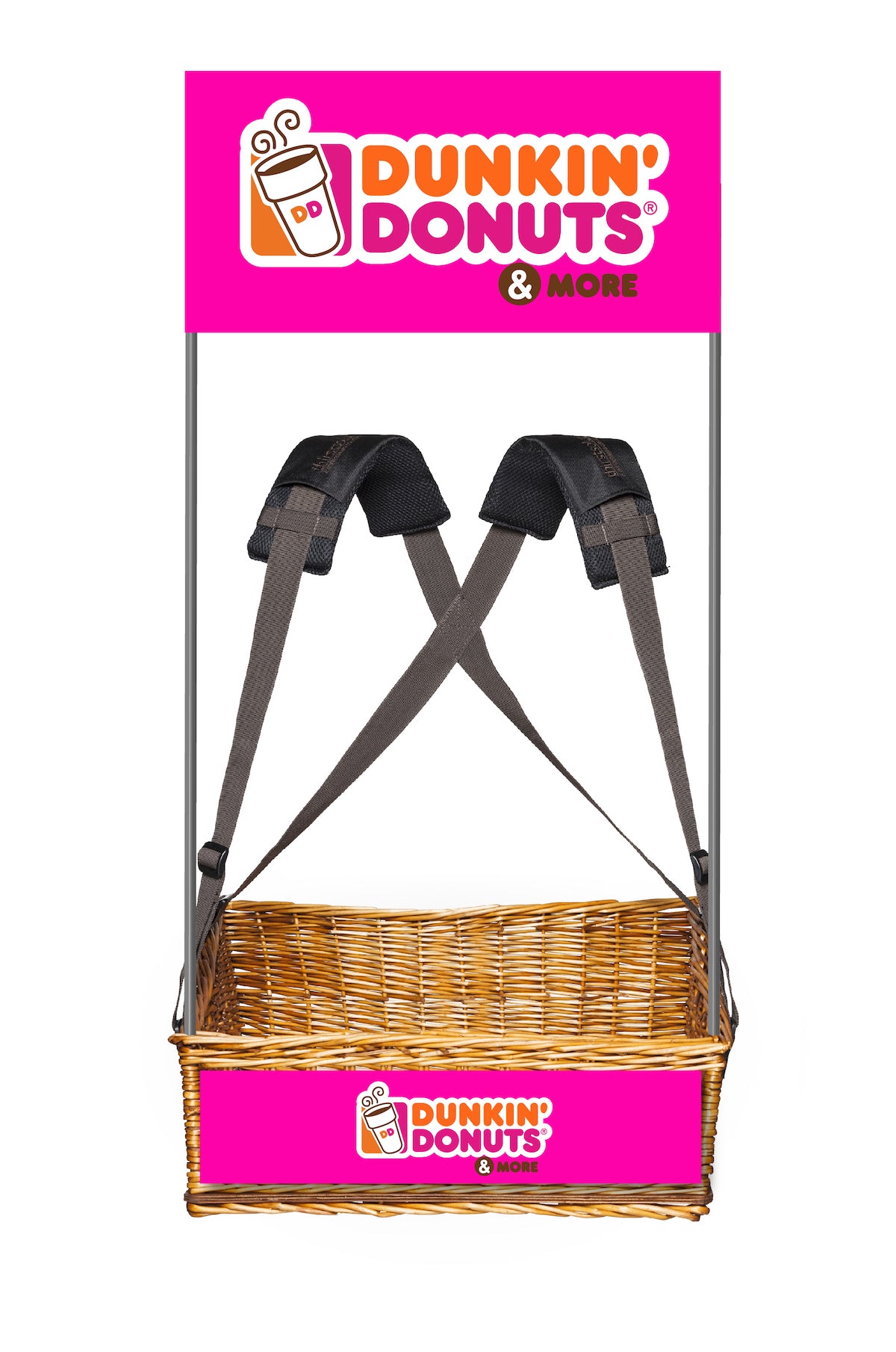 Dunkin Donuts wicker usherette tray