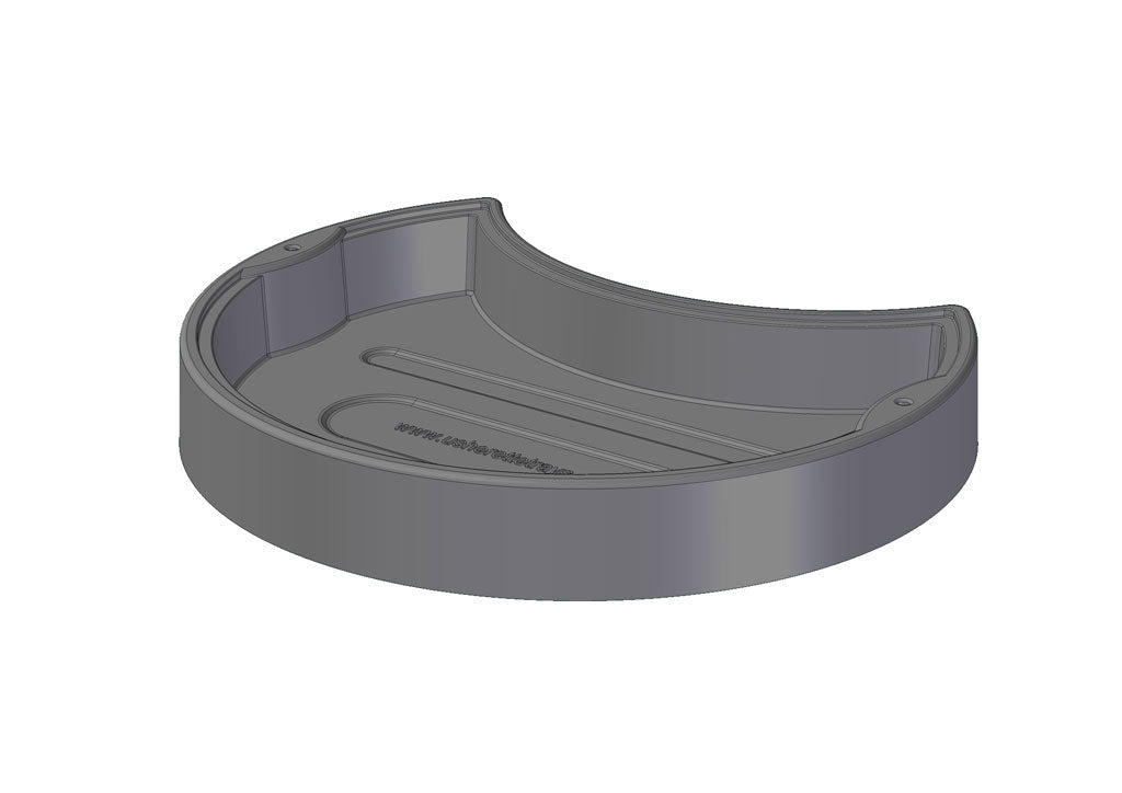 Grey deluxe usherette tray