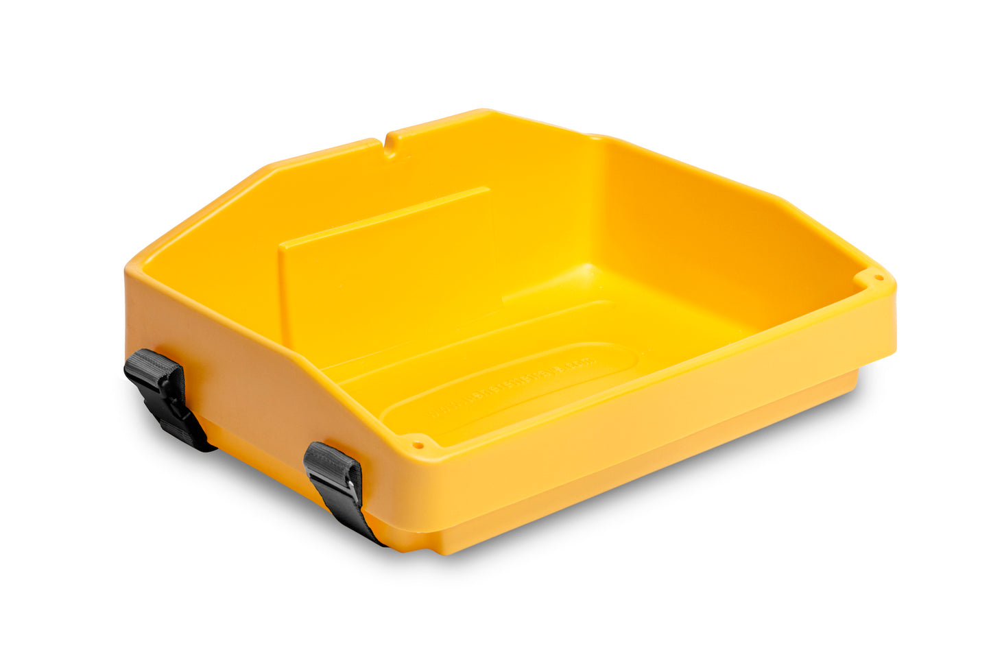 Yellow plastic usherette tray