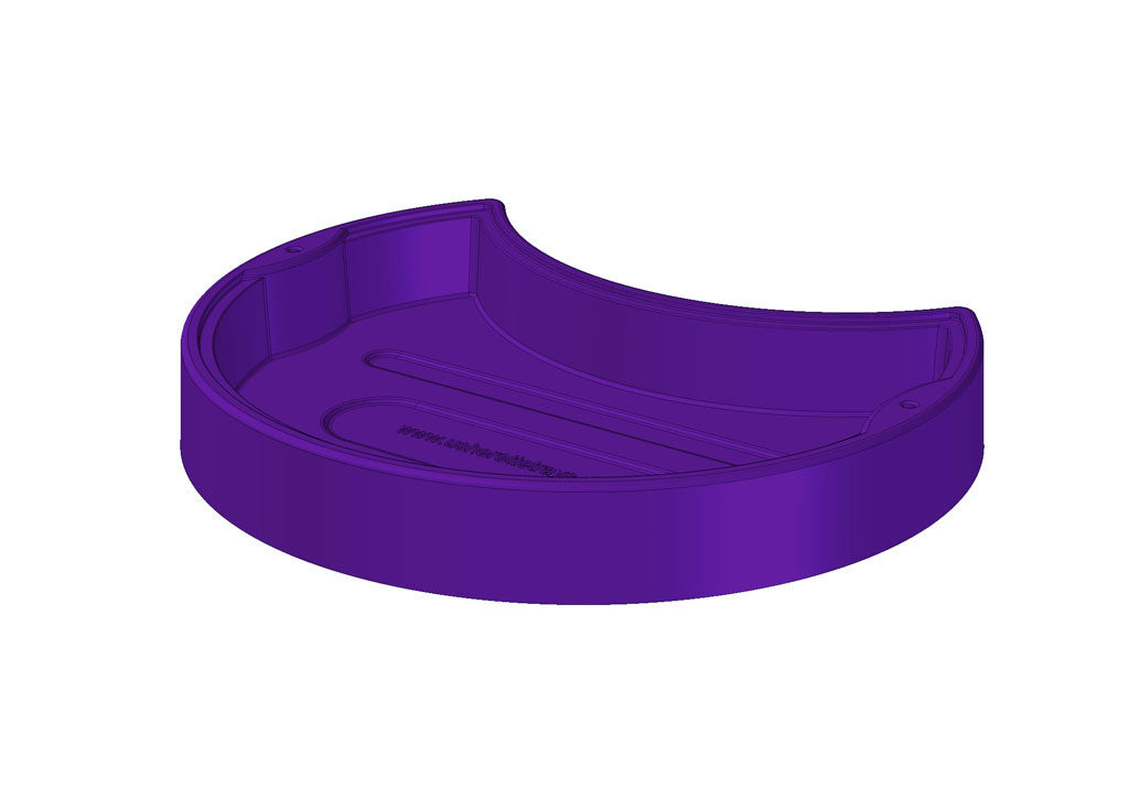Purple deluxe usherette tray