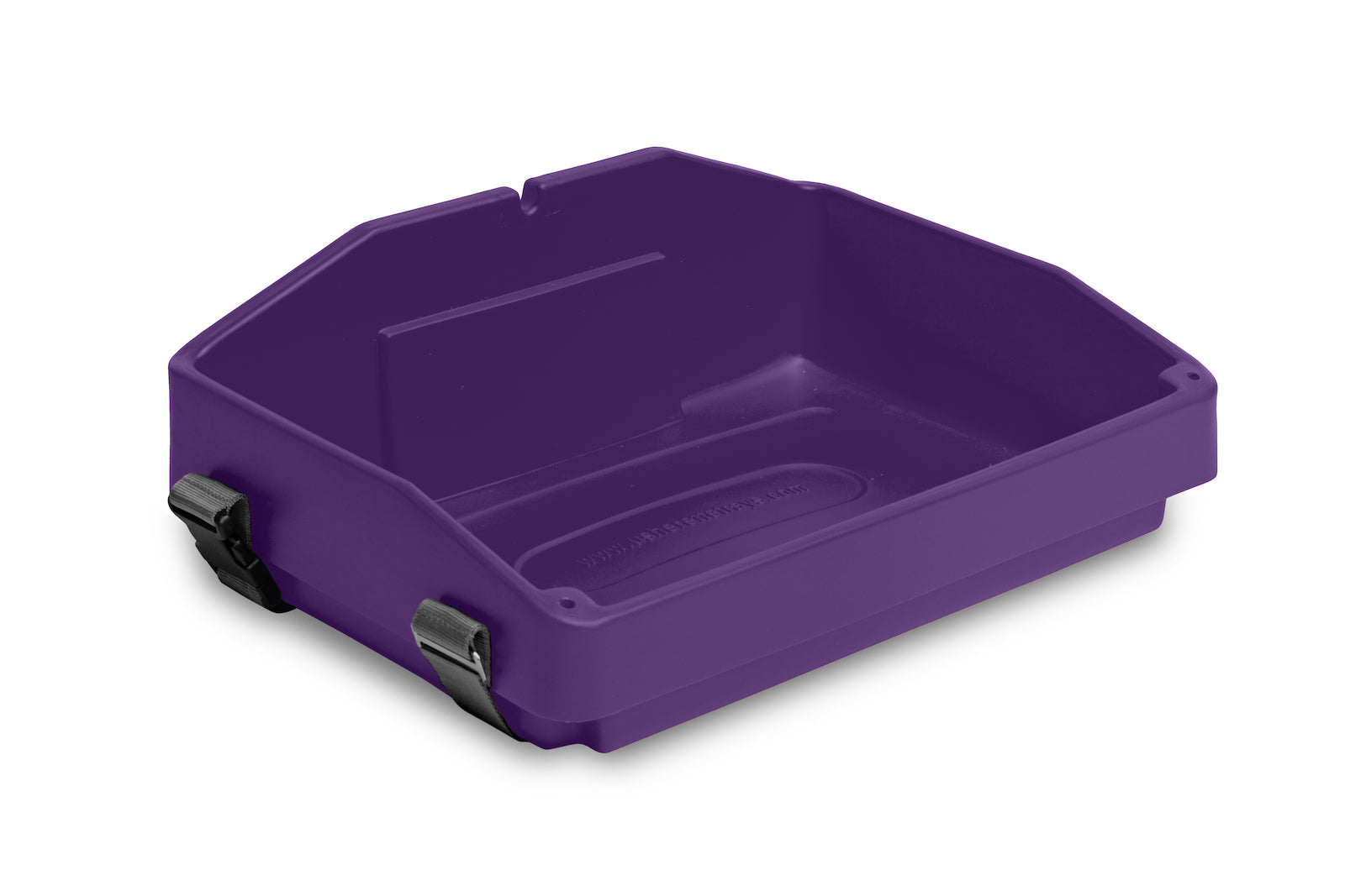 Purple plastic usherette tray